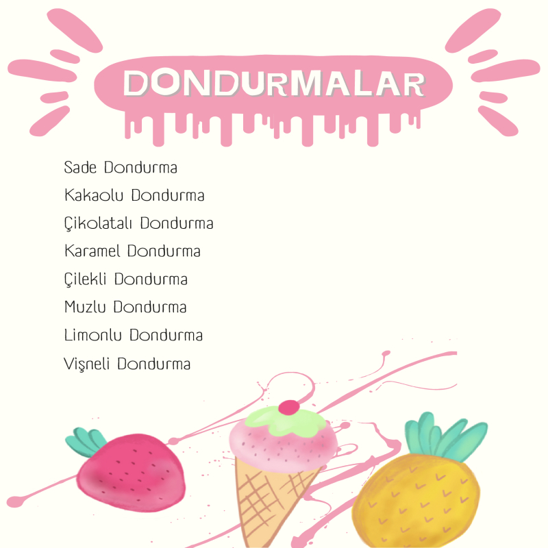 Dondurma Çeşitleri