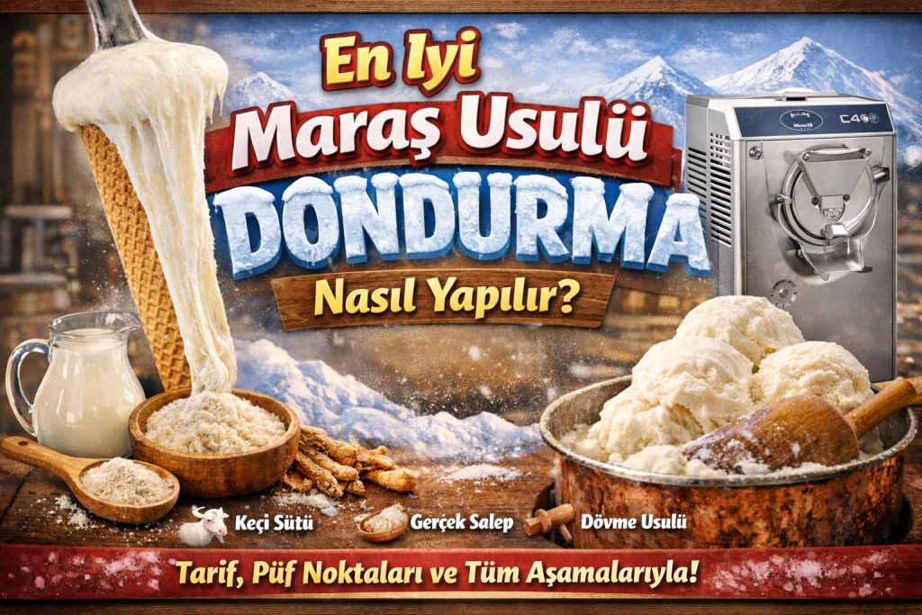 Maraş Usulü Dondurma Nasıl Yapılır? 