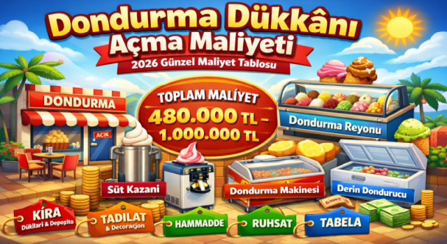 Dondurma Dükk&acirc;nı Açarken Nelere Dikkat Edilmeli?