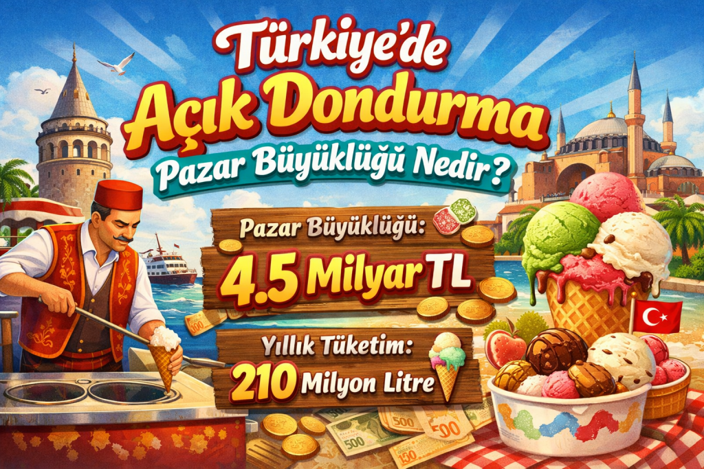Türkiye&rsquo;de Açık Dondurma Pazar Büyüklüğü Nedir?