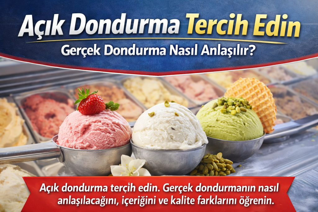 Açık Dondurma Tercih Edin!